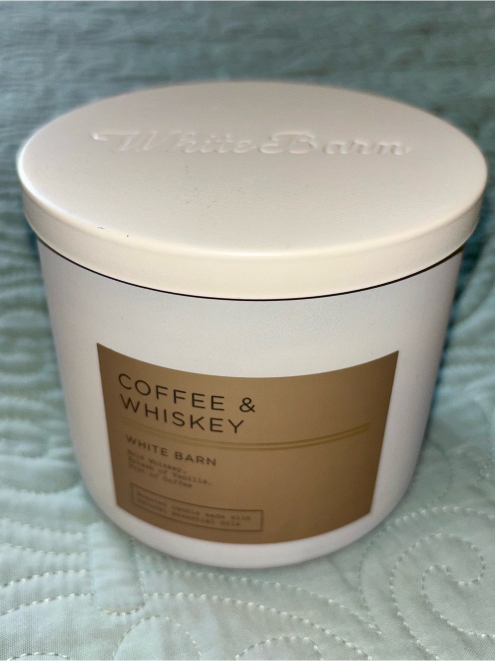 White Barn Coffee & Whiskey Scented Candle - Bath and Bodyworks